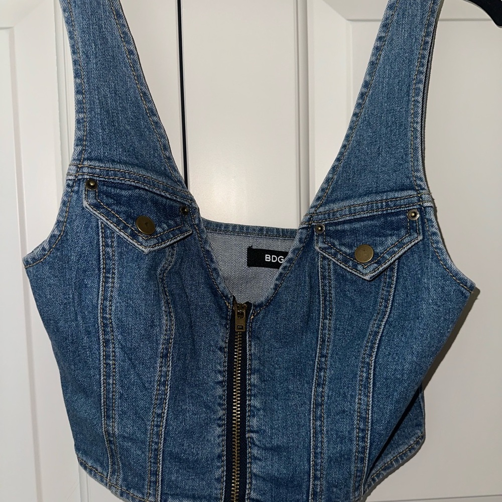 BDG Blue Denim Women's Vest
